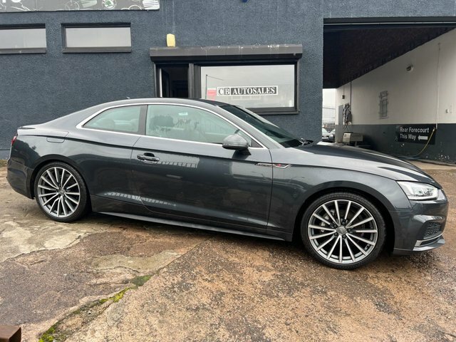 Audi A5 2018 2.0 Tdi S Line Coupe S Tronic Quat Grey #3