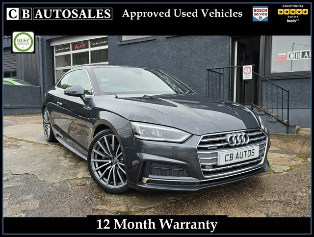 Audi A5 2018 2.0 Tdi S Line Coupe S Tronic Quat Grey