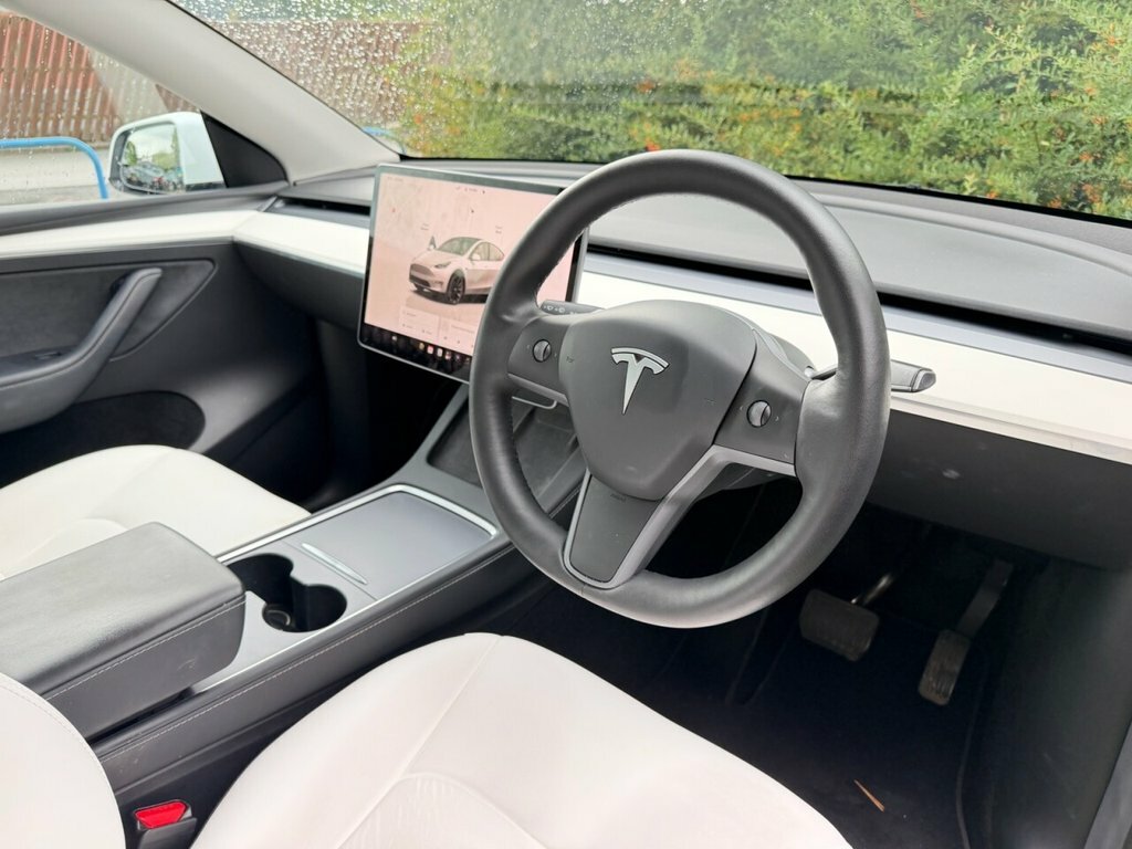 Tesla Model Y Suv White #3