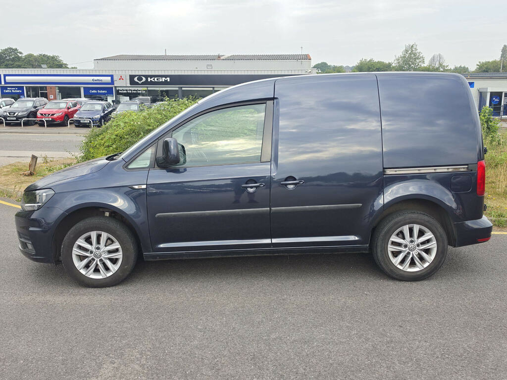 Volkswagen Caddy 2.0 Tdi C20 Bluemotion Tech Highline Swb Euro 6 S YX68XJG Blue #4
