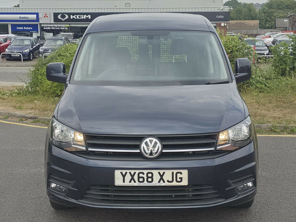 Volkswagen Caddy 2.0 Tdi C20 Bluemotion Tech Highline Swb Euro 6 S YX68XJG Blue #2