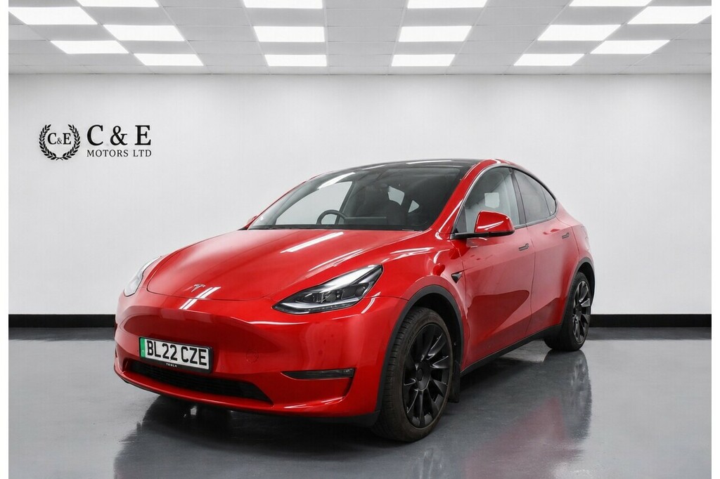 Tesla Model Y Suv Red