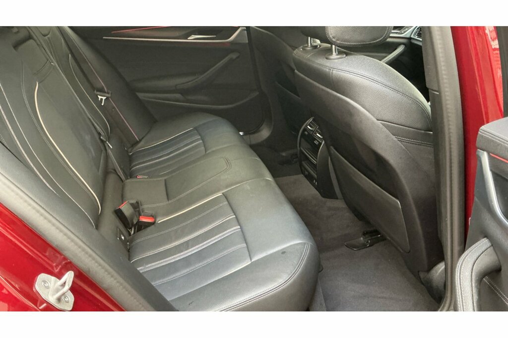 BMW 5 Series Estate HK23DGF Red #3