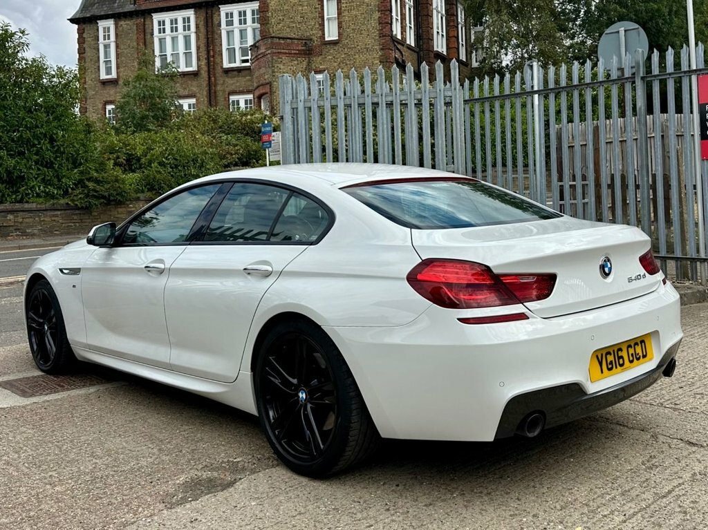 BMW 6 Series Gran Coupe 3.0 640D M Sport Saloon Euro 6 S White #5