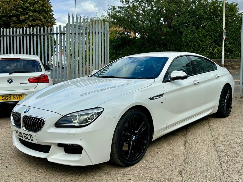 BMW 6 Series Gran Coupe 3.0 640D M Sport Saloon Euro 6 S White #3