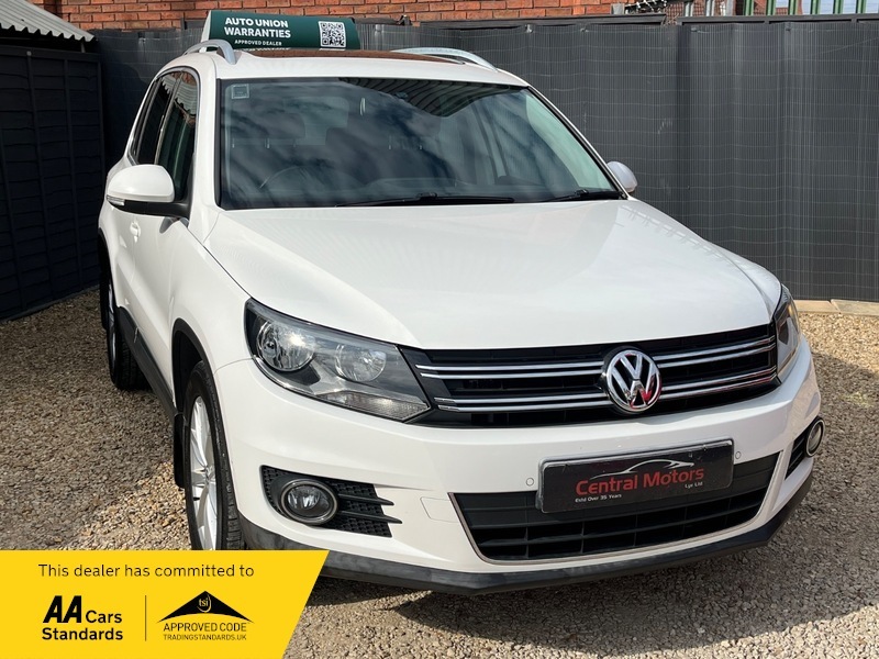 Volkswagen Tiguan Se Tdi Bluemotion Technology White