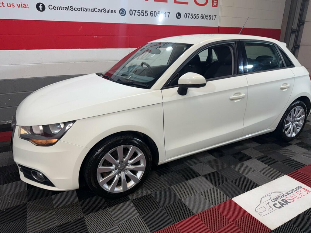 Audi A1 1.6 Tdi Sport Sportback Euro 5 Ss White #2