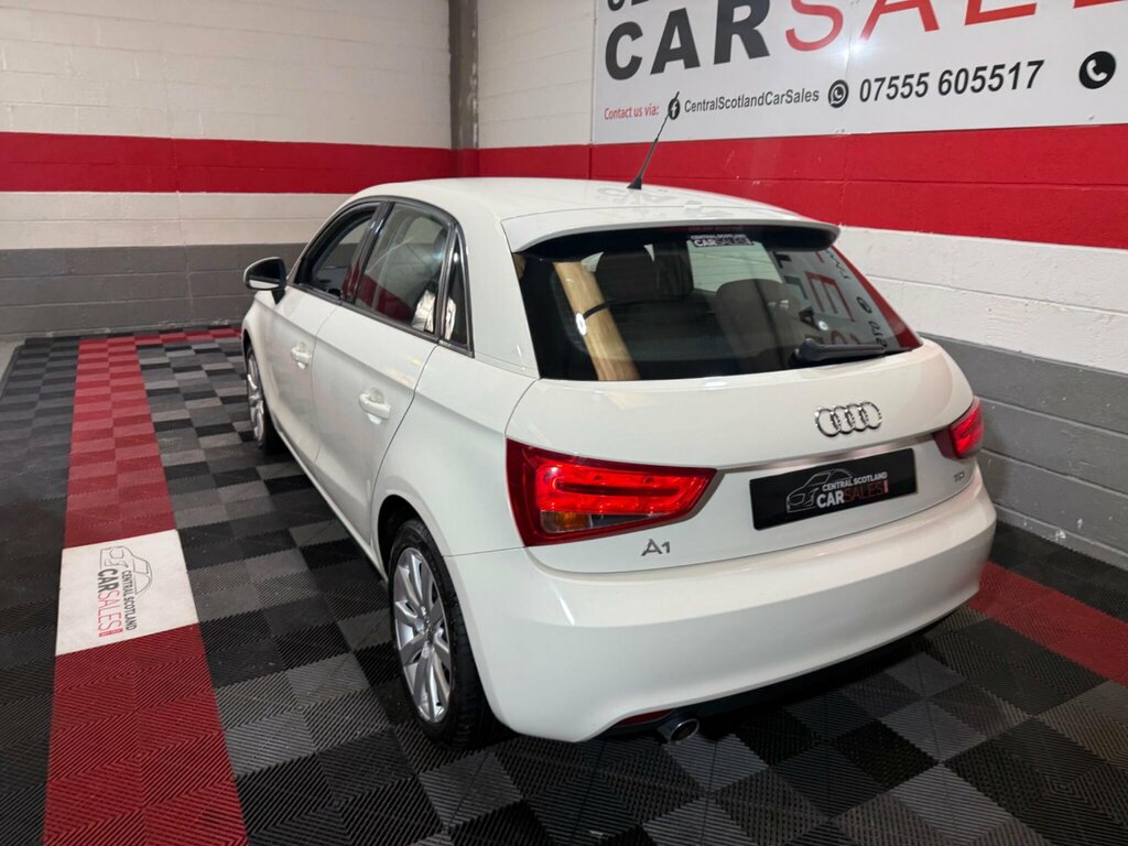Audi A1 1.6 Tdi Sport Sportback Euro 5 Ss White #3