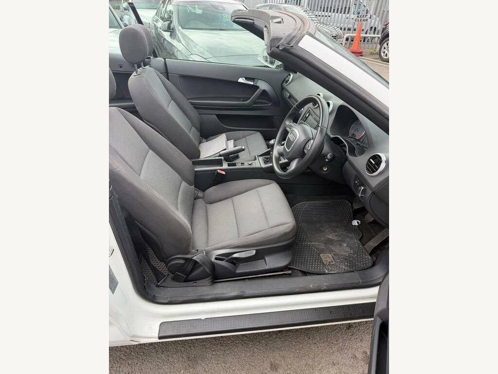 Audi A3 Cabriolet 1.6 Tdi Technik Euro 5 S S White #5
