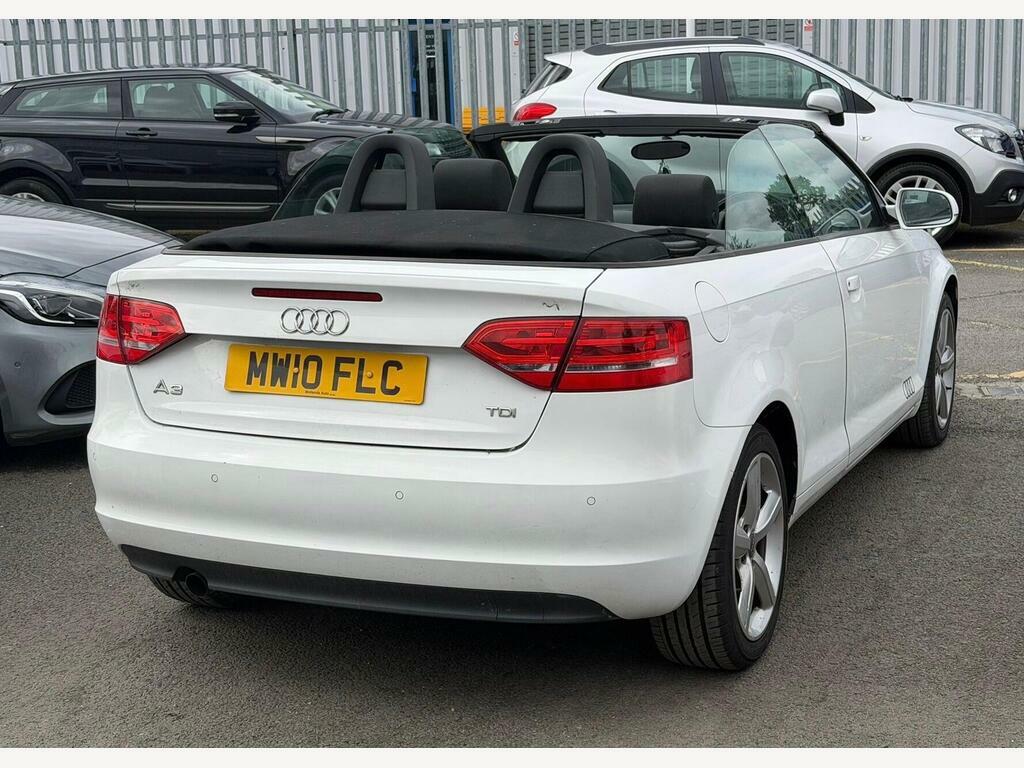 Audi A3 Cabriolet 1.6 Tdi Technik Euro 5 S S White #4