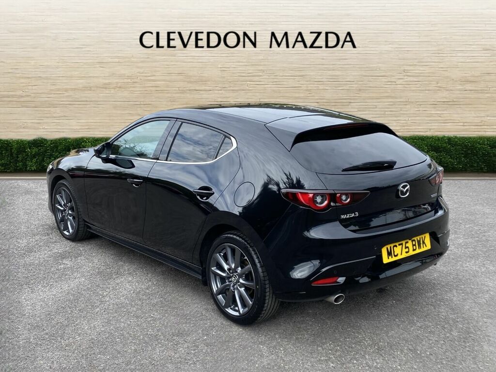 Mazda 3 2.5 E-skyactiv-g Mhev Exclusive-line Hatchback MC75BWK Black #4