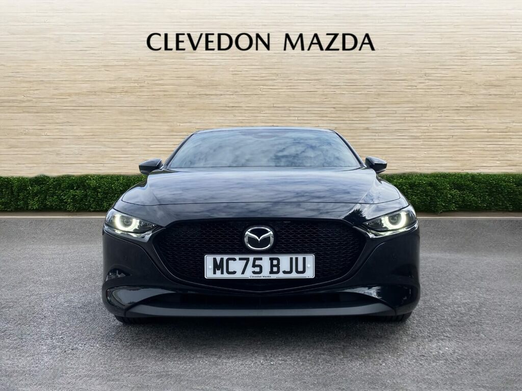 Mazda 3 2.5 E-skyactiv-g Mhev Exclusive-line Hatchback MC75BJU Black #2