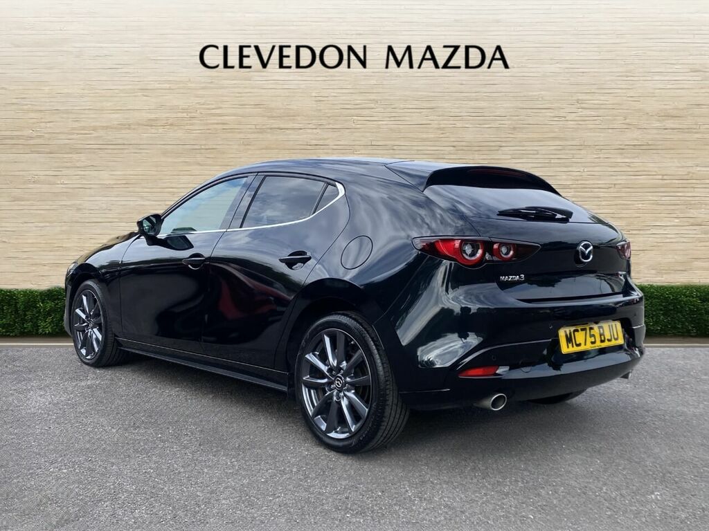 Mazda 3 2.5 E-skyactiv-g Mhev Exclusive-line Hatchback MC75BJU Black #4