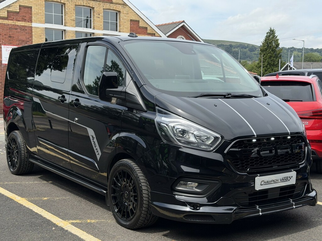Ford Transit Custom 2.0 Transit Custom Limited Dciv 320 L2 2.0L Ecoblu WP72UYS Black #2