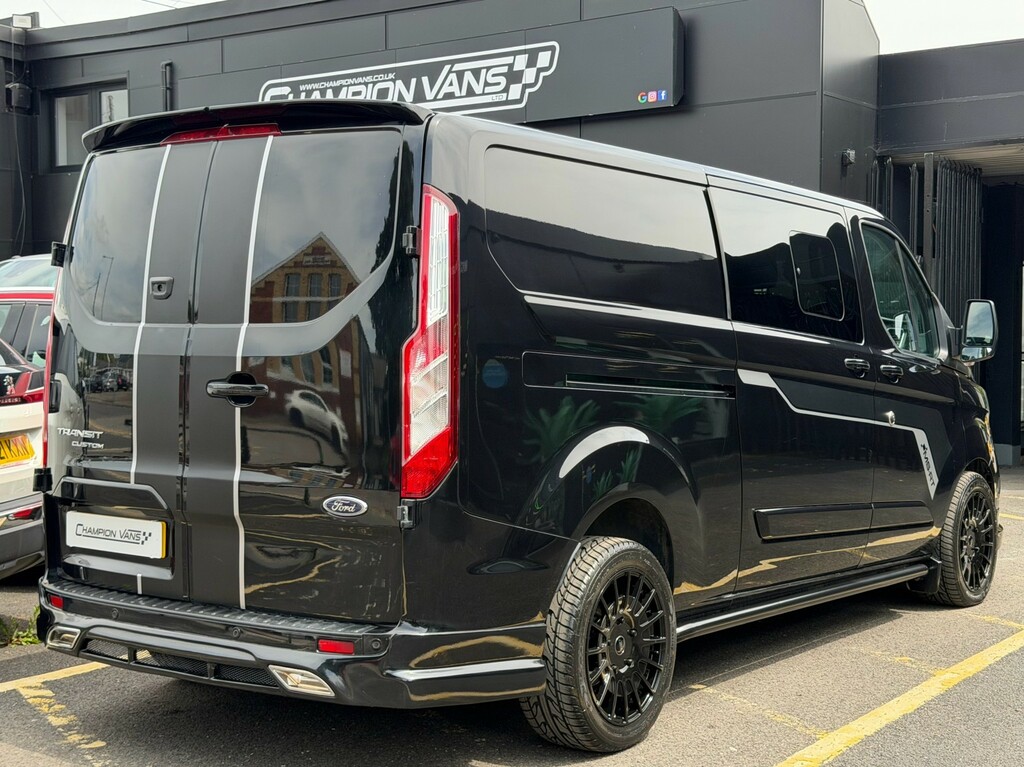 Ford Transit Custom 2.0 Transit Custom Limited Dciv 320 L2 2.0L Ecoblu WP72UYS Black #3