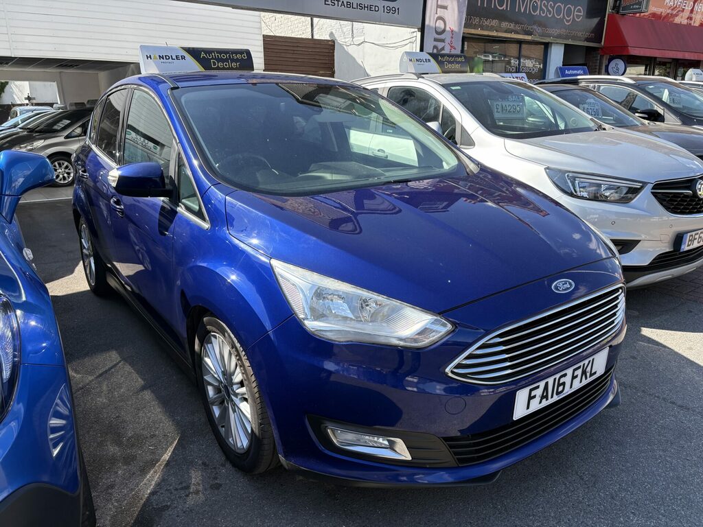 Ford C-Max 1.0T Ecoboost Titanium Euro 6 FA16FKL Blue #3