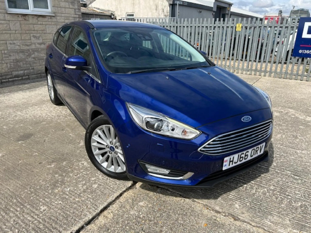 Ford Focus 1.5 Tdci Titanium X Hatchback Powershif Blue