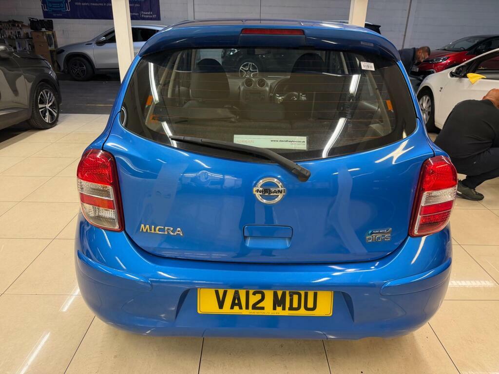 Nissan Micra 1.2 Dig-s Acenta Euro 5 S S Blue #5