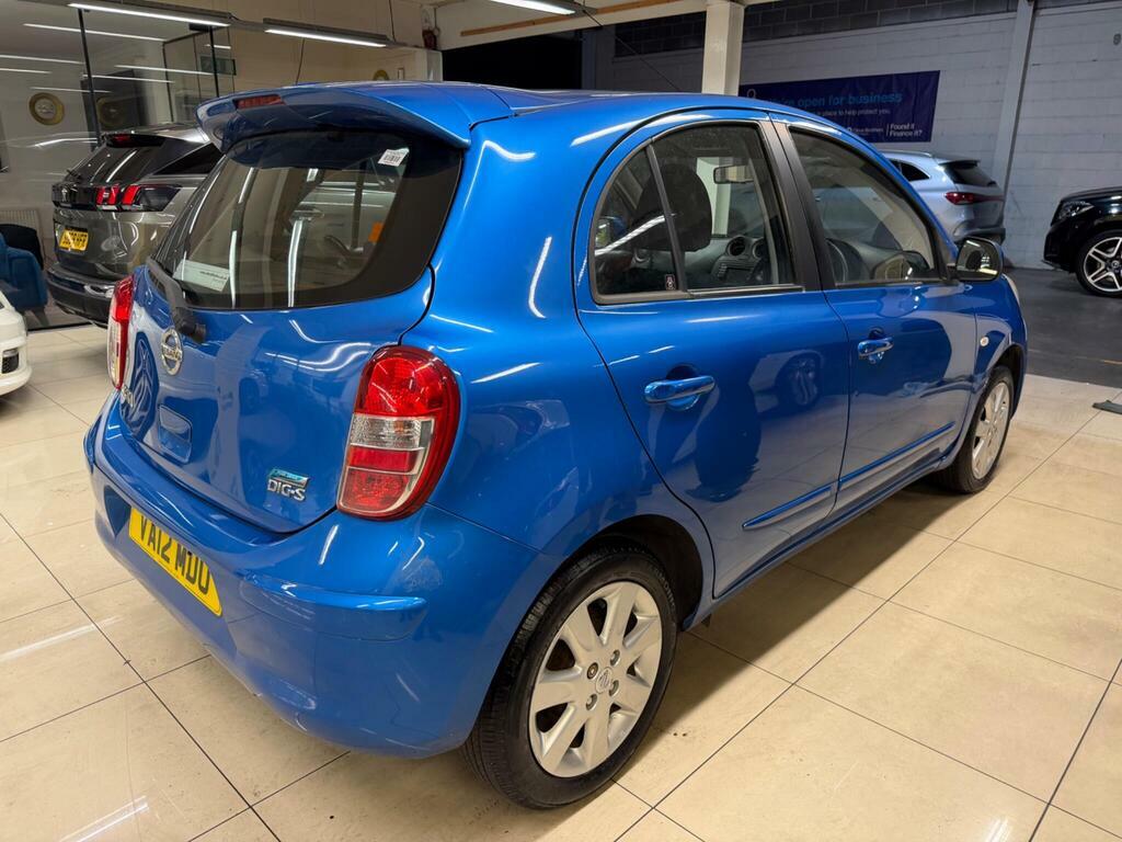 Nissan Micra 1.2 Dig-s Acenta Euro 5 S S Blue #6