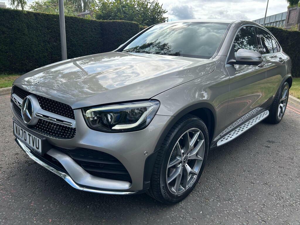 Mercedes-Benz GLC Class 2.0 Glc300 Mhev Amg Line Premium Plus Coupe G-tr Silver