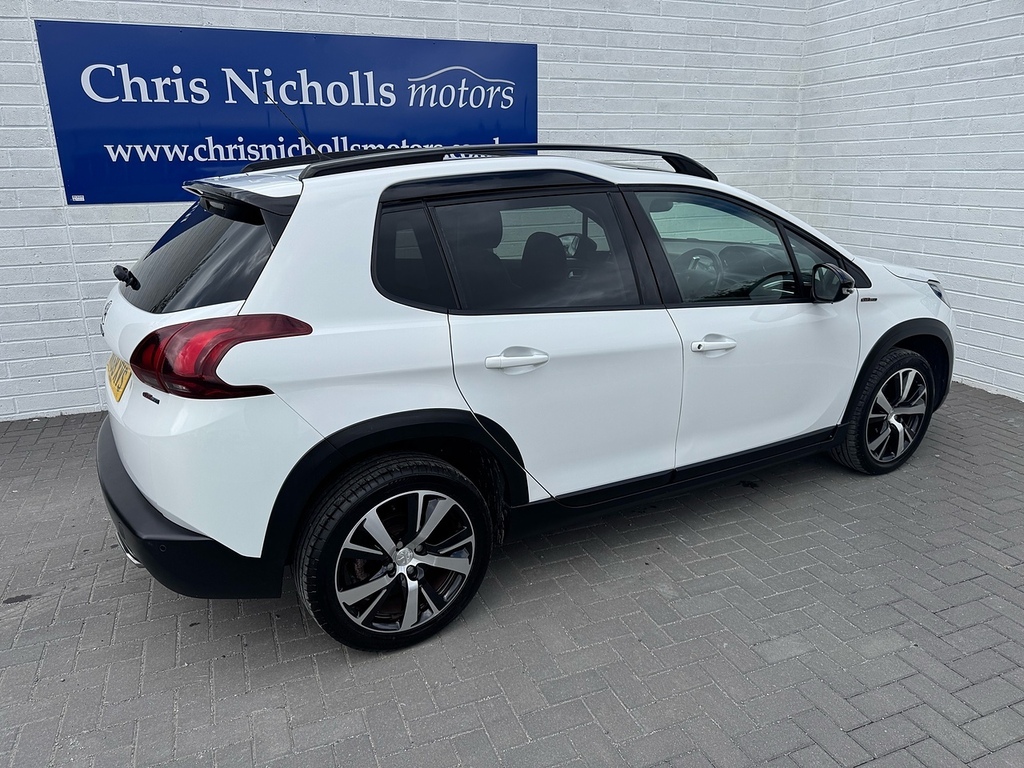 Peugeot 2008 Puretech Gt Line WK68XVS White #2