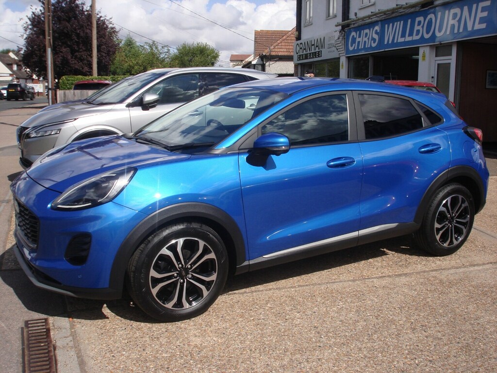 Ford Puma 1.0 Ecoboost Hybrid Mhev Titanium Facelift Mo Blue