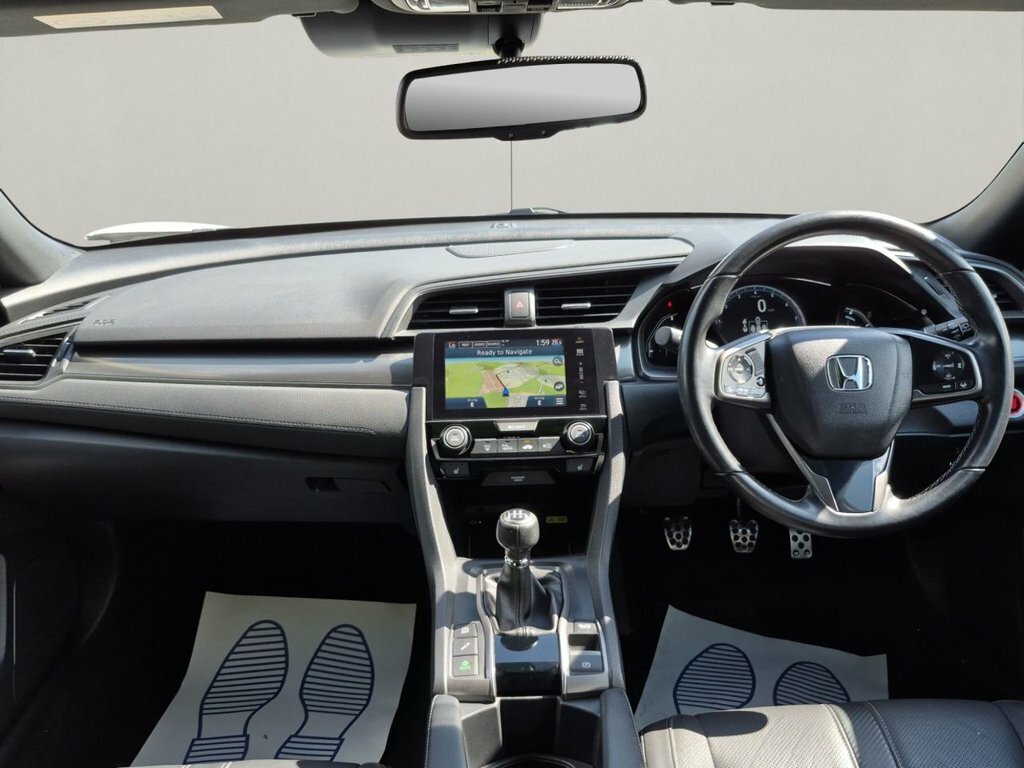 Honda Civic 1L Ex White #4