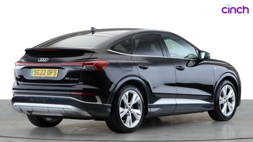 Audi Q4 E Tron Suv Black #3