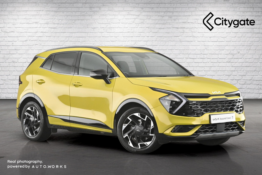 Kia Sportage 1.6 T-gdi Mhev Gt-line Suv Hybrid Dct E Yellow