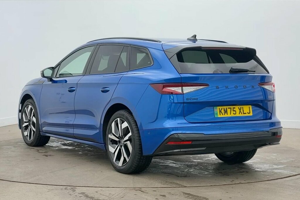 Skoda ENYAQ Sportline 85X 82 Kwh 286 Ps Single Speed 4X4 Blue #3