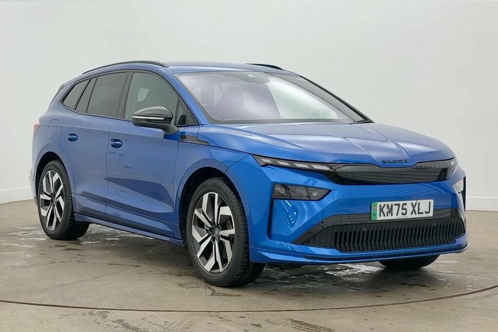 Skoda ENYAQ Sportline 85X 82 Kwh 286 Ps Single Speed 4X4 Blue
