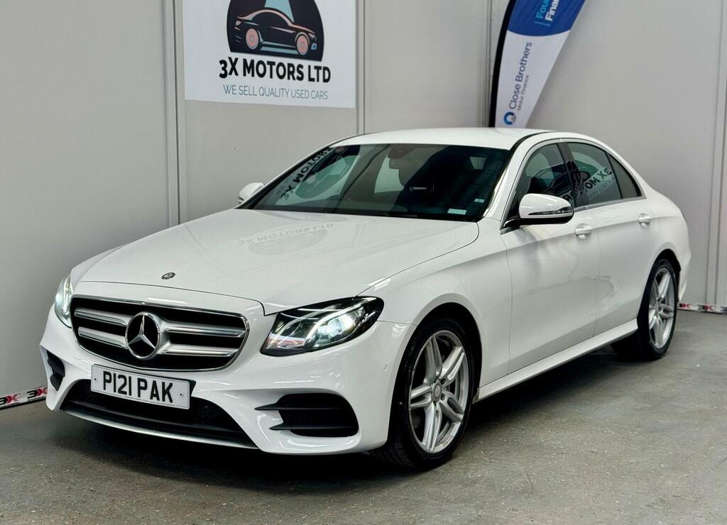 Mercedes-Benz E Class 2.0 E220d Amg Line G-tronic Euro 6 Ss White