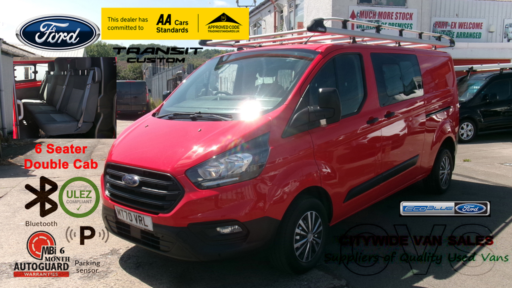 Ford Transit Custom Ford Transit Custom 2021 MT70VPL Red