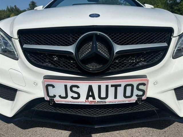 Mercedes-Benz E Class 3.0 E350d V6 Bluetec Amg Line Cabriolet KY65YUA White #3