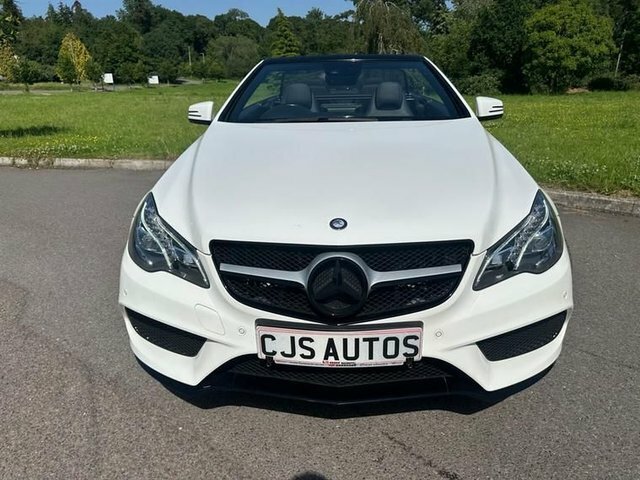 Mercedes-Benz E Class 3.0 E350d V6 Bluetec Amg Line Cabriolet KY65YUA White #2
