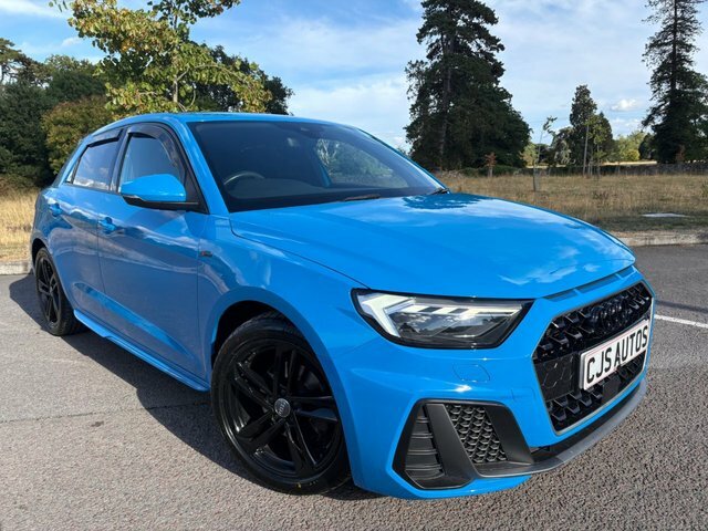 Audi A1 2019 1.0 Tfsi 30 S Line Sportback S Tro Blue