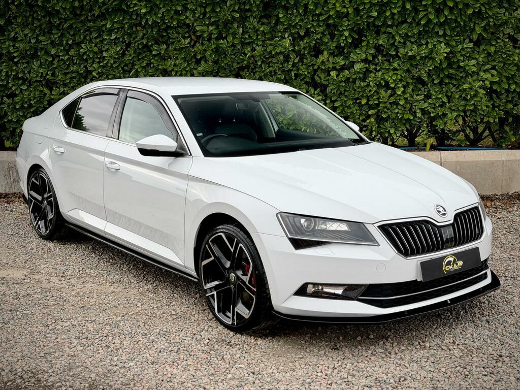 Skoda Superb 2.0 Tdi Se L Executive 2016 White #2