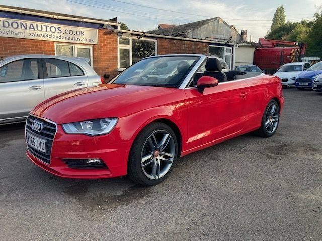 Audi A3 Cabriolet 1.6 Tdi Sport Convertible Euro 6 Ss 110 Ps Red #3
