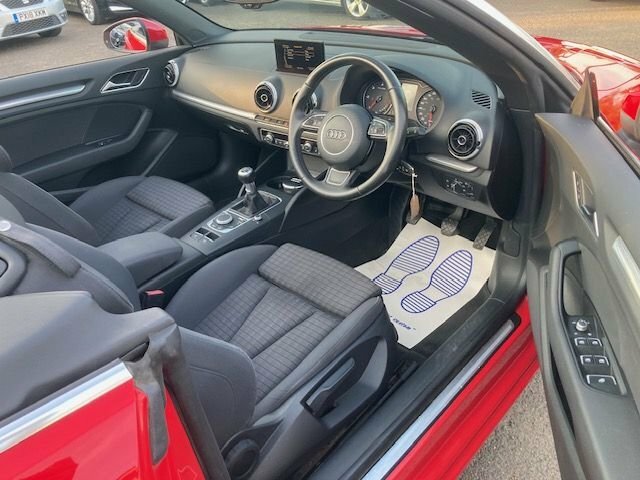 Audi A3 Cabriolet 1.6 Tdi Sport Convertible Euro 6 Ss 110 Ps Red #4
