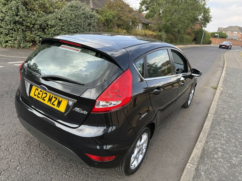 Ford Fiesta Hatchback 1.4 Zetec 2012 CE12MZW Black #5