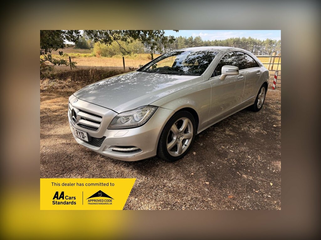 Mercedes-Benz CLS 3.0 Cls350 Cdi V6 Blueefficiency Coupe G-tronic E Silver