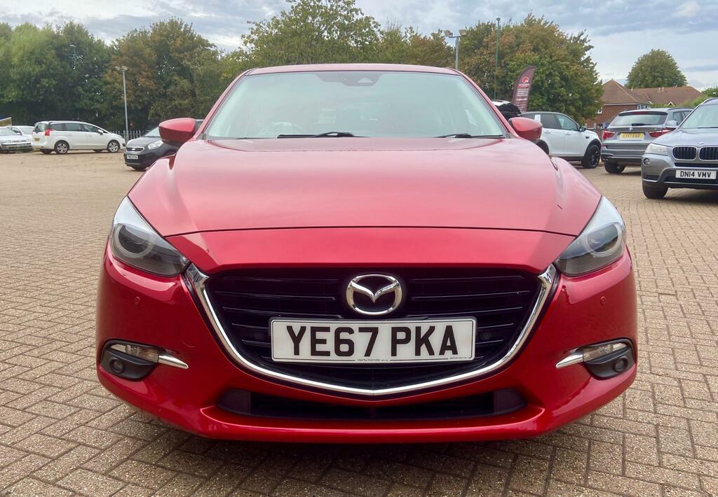 Mazda 3 2.2 Skyactiv-d Sport Nav Hatchback YE67PKA Red #6