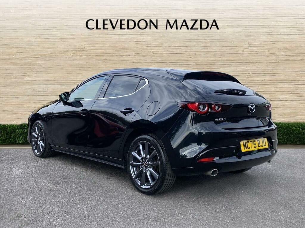 Mazda 3 2.5 E-skyactiv-g Mhev Exclusive-line Hatchback MC75BJU Black #4
