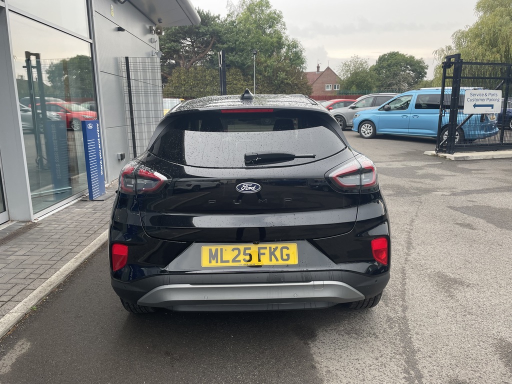 Ford Puma 1.0 Ecoboost Hybrid Mhev Titanium ML25FKG Black #5