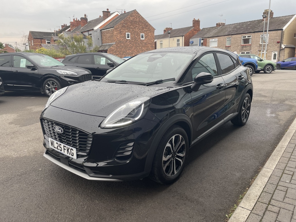 Ford Puma 1.0 Ecoboost Hybrid Mhev Titanium ML25FKG Black #3
