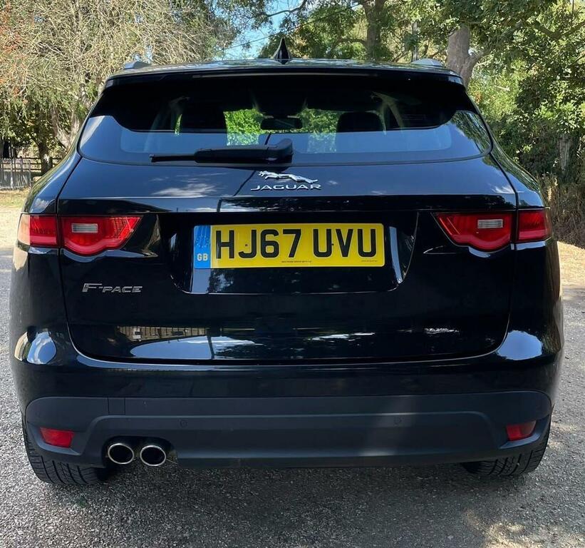 Jaguar F-Pace Suv 2.0 D180 Prestige Euro 6 Ss 2017 HJ67UVU Black #6