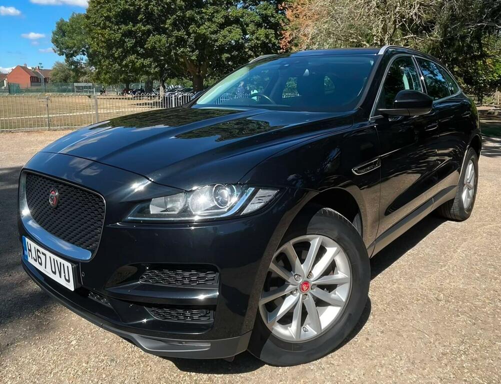Jaguar F-Pace Suv 2.0 D180 Prestige Euro 6 Ss 2017 HJ67UVU Black #3