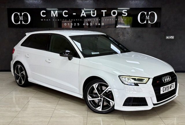 Audi S3 2019 2.0 Tfsi Black Edition Sportback S White