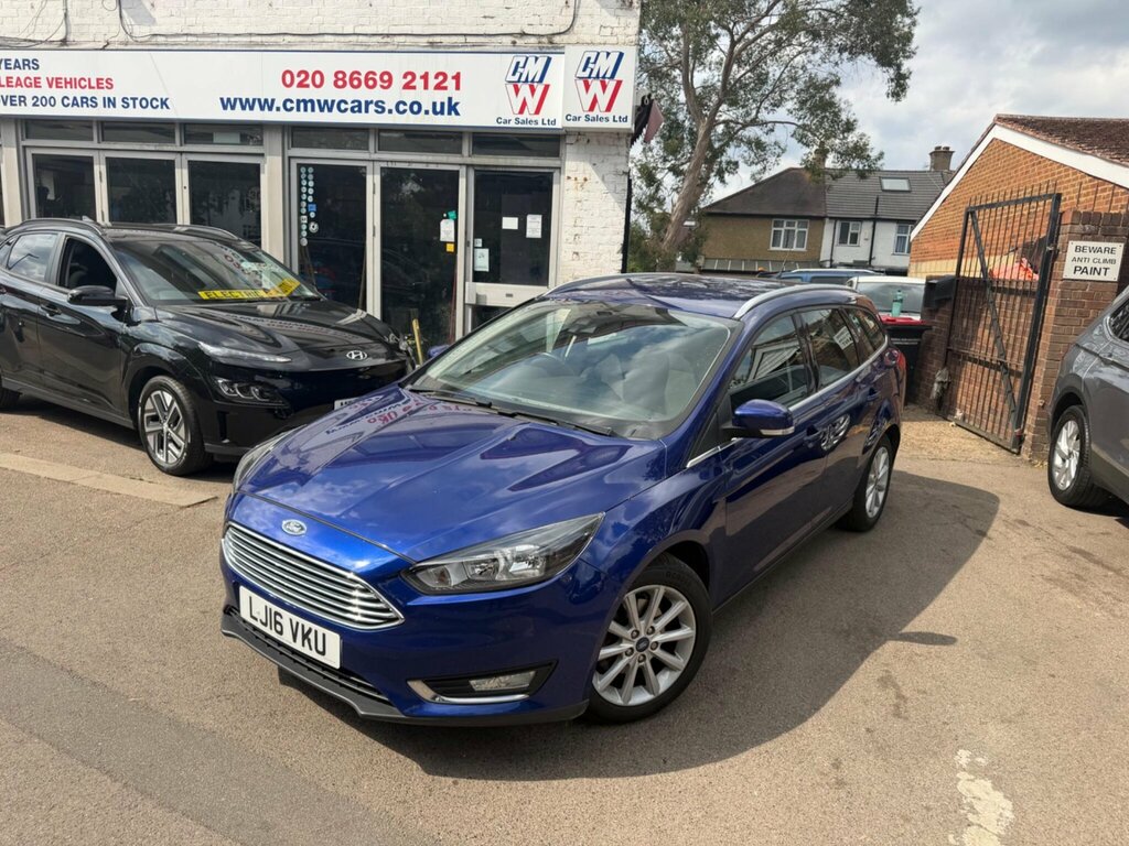 Ford Focus 1.6 Titanium Powershift Euro 6 Blue