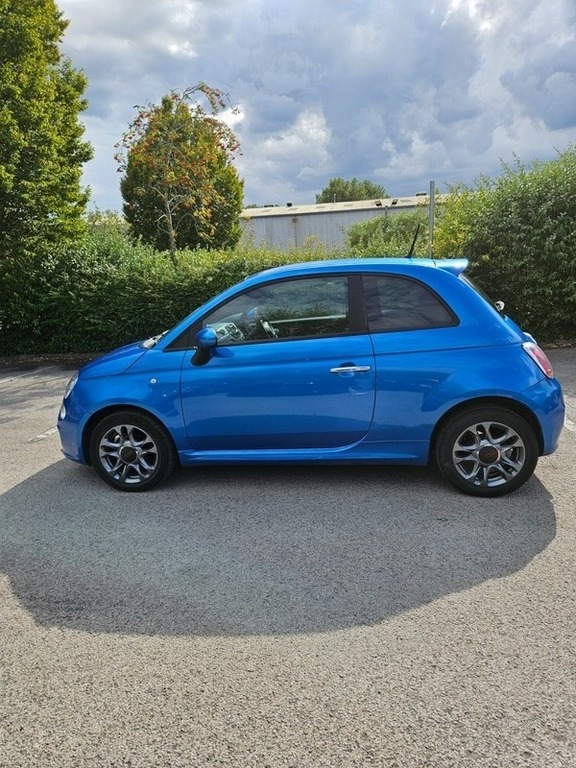 Fiat 500 S Blue #5